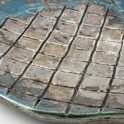 Design Center 1991 Piatto decorativo in ceramica Riflessi Veneziani di Nino Basso> Centrotavola