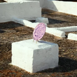 Carola fra i Trulli Piatto decorativo in ceramica lilla e viola><noscript><img width=