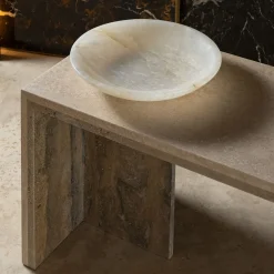 Giovannozzi Marmi Piatto Decorativo in Onice Bianco di Palomba Serafini><noscript><img width=