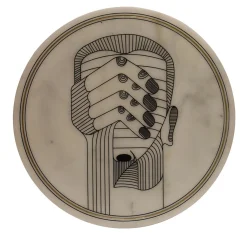 Editions Milano Piatto decorativo Marblelous X di Federico Pepe> Piatti Decorativi