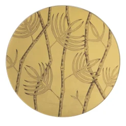 Stefania Dei Rossi Piatto Decorativo Palme Oro> Piatti Decorativi