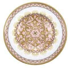 deBlona Piatto Decorativo Rotondo Pink Damask> Piatti Decorativi