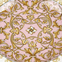 deBlona Piatto Decorativo Rotondo Pink Damask> Piatti Decorativi