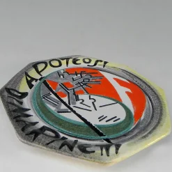 Mazzotti 1903 Piatto in ceramica futurista Marinetti><noscript><img width=