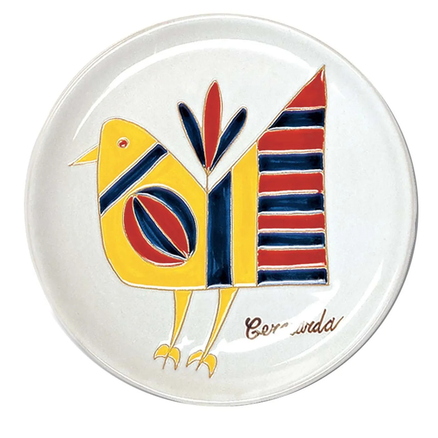 Cerasarda Piatto Le Pavoncelle #3> Piatti Decorativi