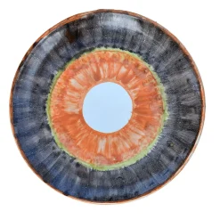 Artema Galli Piatto Peonia in Ceramica Policroma Dipinto a Mano #2> Piatti Decorativi