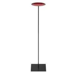 Incalmi Piatto rosso Specola su supporto> Sculture Decorative