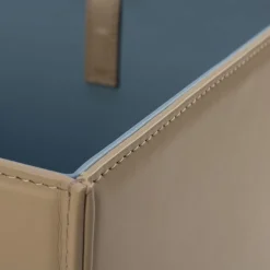 Foglizzo 1921 Picasso Cestino Silk Beige e Cielo Blue><noscript><img width=