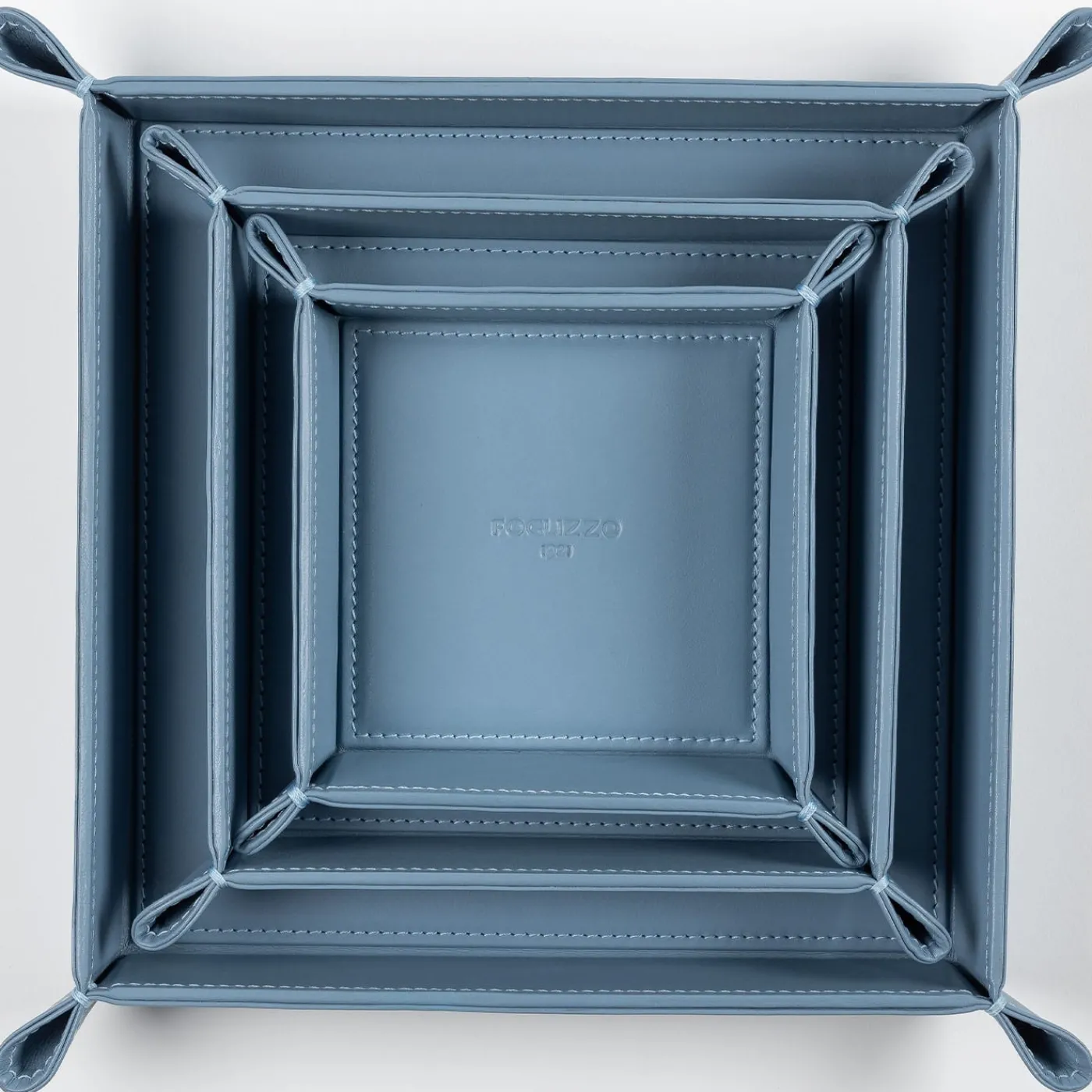 Foglizzo 1921 Picasso Cielo Blue Svuotatasche Grande> Svuotatasche