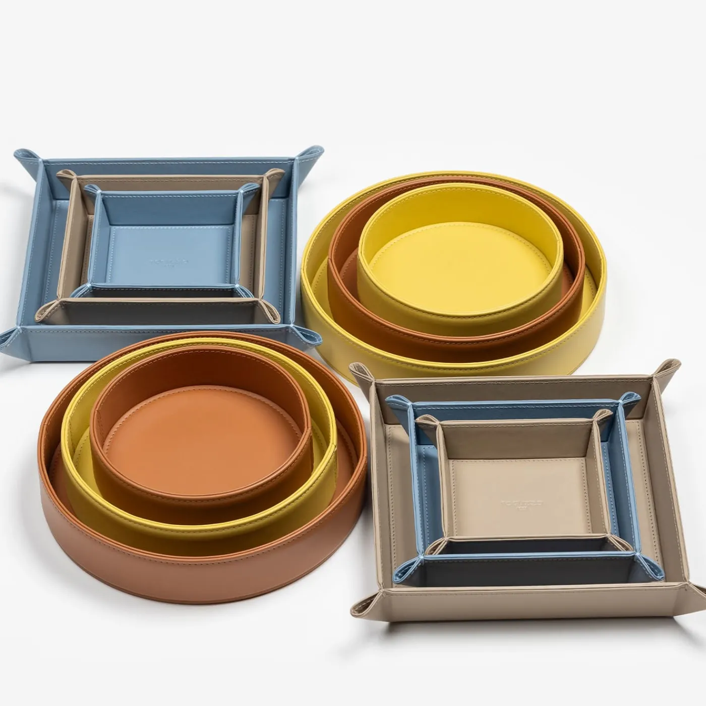 Foglizzo 1921 Picasso Cielo Blue Svuotatasche Grande> Svuotatasche