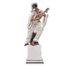 Ceramiche Ceccarelli Piccola statua di Pulcinella> Statuine