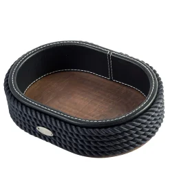 Marricreo Piccola videopoche ovale blu> Svuotatasche