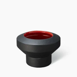 Bitossi Ceramiche Piccolo centrotavola nero di Arik Levy George> Centrotavola