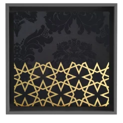 Amelia Corvino Piccolo Contrappunto Nero/Oro> Pannelli Decorativi