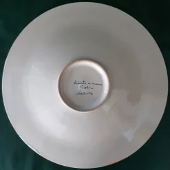 La Bottega del Vasaio Piuma di pavone gialla ⌀ Piatto decorativo da 30 cm><noscript><img width=