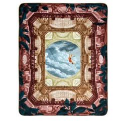 Grand Tour by Vito Nesta Plaid in velluto con acrobata e soffitto> Coperte