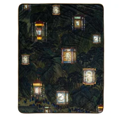 Grand Tour by Vito Nesta Plaid in velluto con Lanterne Cinesi> Coperte