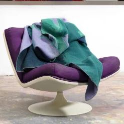 Somma 1867 Plaid Jacquard Breeze in Lana Merino e Cashmere di Draga&Aurel><noscript><img width=