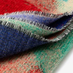 Somma 1867 Plaid Jacquard Flux in Lana Merino e Cashmere di Draga&Aurel> Coperte