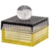 Baldi Home Jewels Playful scatola di Cristallo Piccola Gialla e Grigia> Scatole