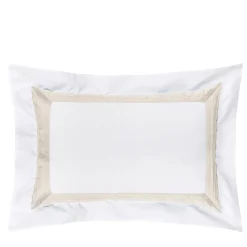 Verderoccia Plissè Bianco e Marmo US King Sham> Biancheria Da Letto