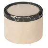 Giobagnara Polo Marmo Beige Scatola rotonda piccola impilabile> Scatole