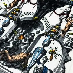 Grand Tour by Vito Nesta Pompei Plaid in velluto con disegno di grottesca><noscript><img width=