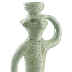 Marioni POP donna scultura in ceramica verde><noscript><img width=