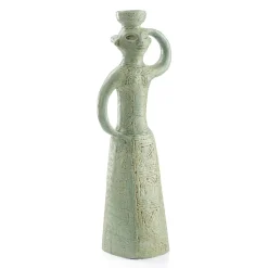 Marioni POP donna scultura in ceramica verde><noscript><img width=