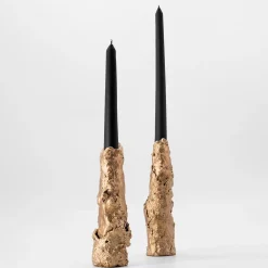 Tipstudio Porta Candela in Bronzo Forma Fluida><noscript><img width=