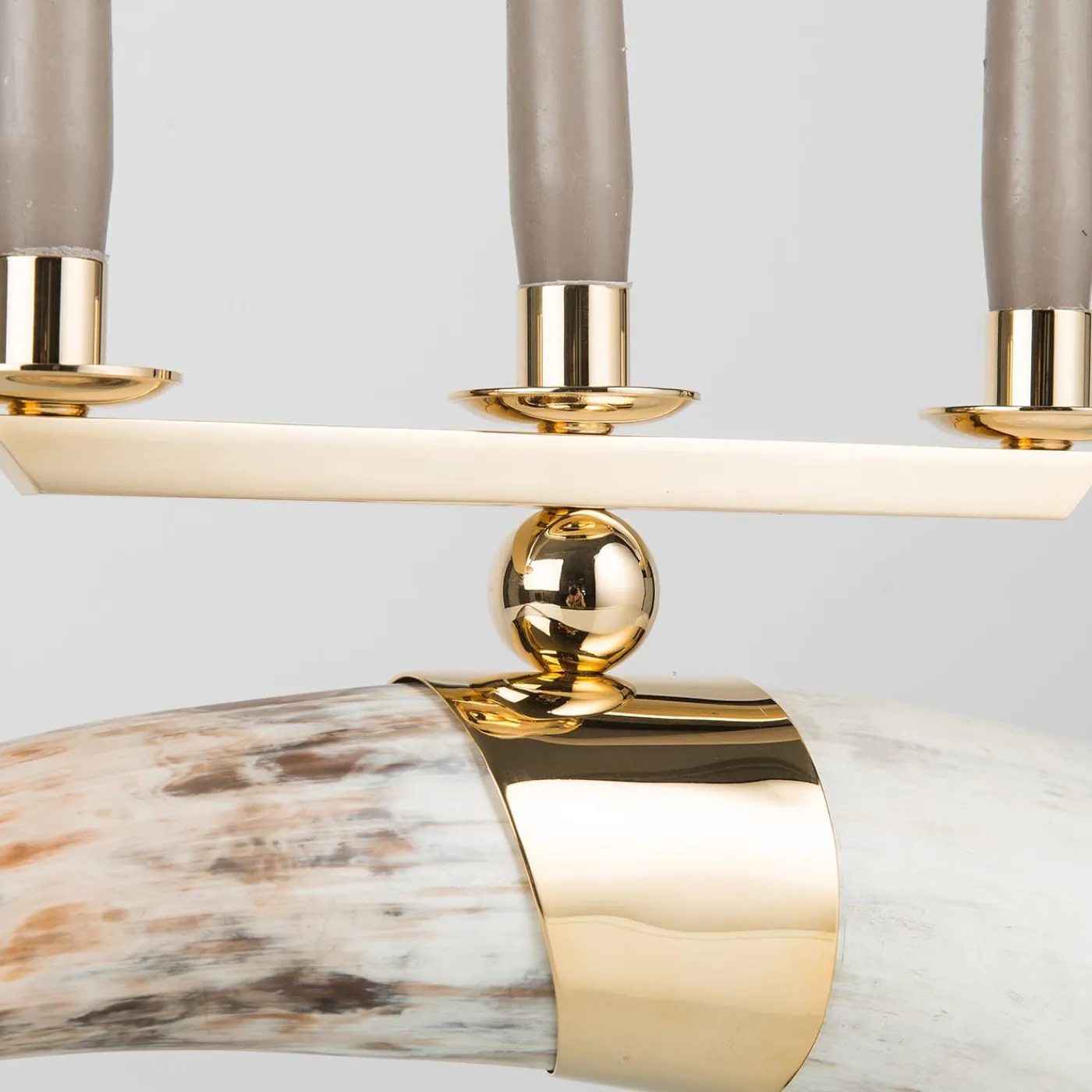 Selezioni Domus Porta Candela in Corno di Bufalo Africano> Candelieri E Portacandele