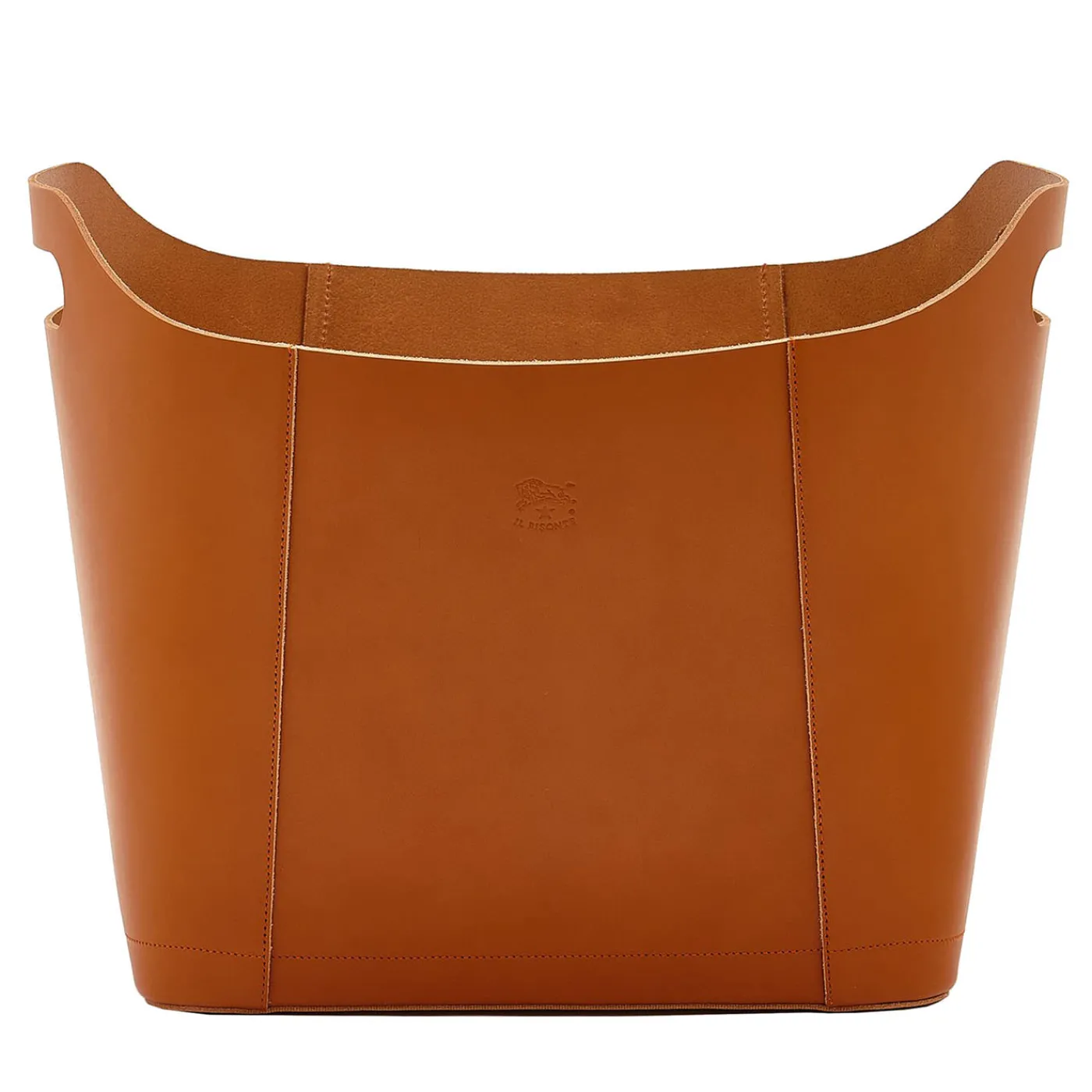 Il Bisonte Porta riviste in pelle caramello> Portariviste
