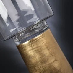 VGnewtrend PORTACANDELA ONE IN FOGLIA ORO><noscript><img width=