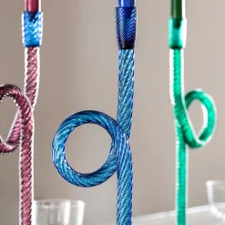 Aina Kari Portacandele a nodo blu veneziano><noscript><img width=