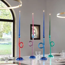 Aina Kari Portacandele a nodo blu veneziano><noscript><img width=