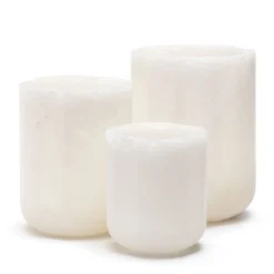 Editions Milano Portacandele Arch S in Onice Bianco di Piet Boon> Candelieri E Portacandele