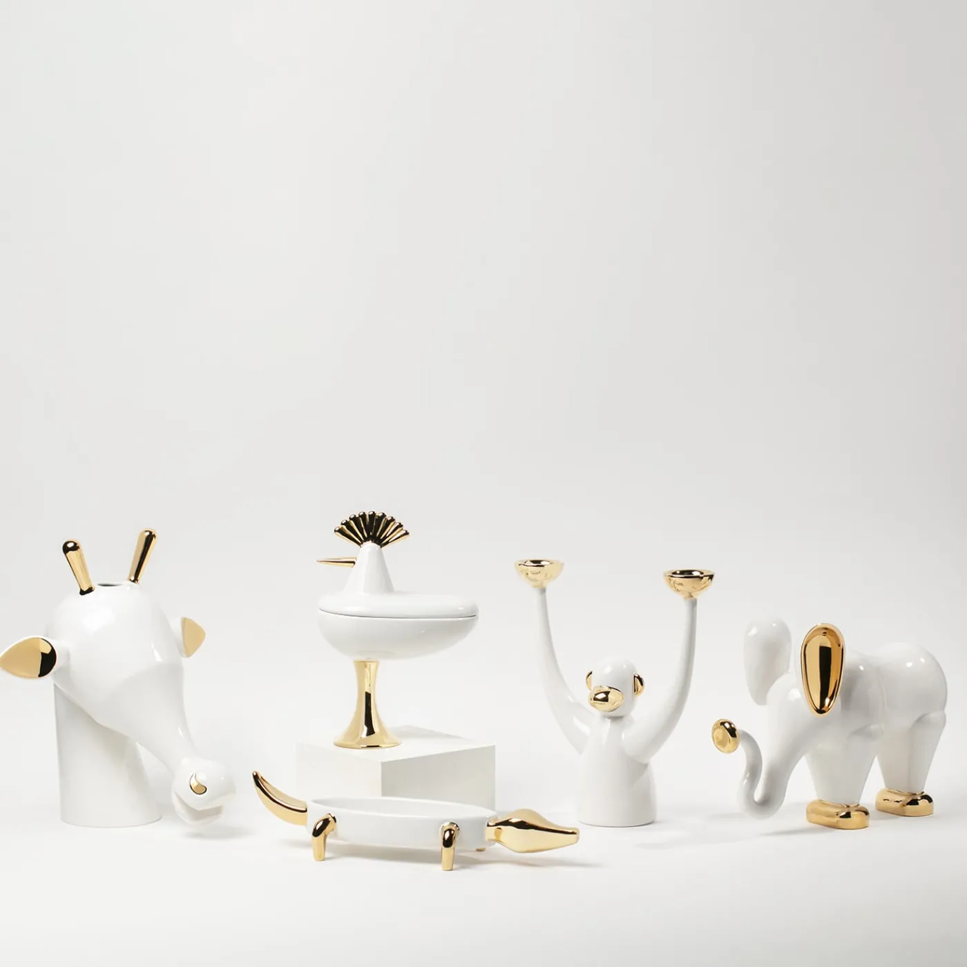 Andrea Maestri Portacandele bianco Zee> Candelieri E Portacandele