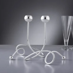 Bragagnolo Argenti Portacandele casuale Twist> Candelieri E Portacandele