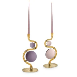 Aina Kari Portacandele Double-Face Oro 