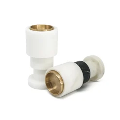 FiammettaV Home Collection Portacandele in marmo di Carrara e ottone di Jacopo Simonetti><noscript><img width=