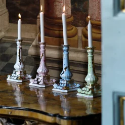 Coralla Maiuri Portacandele in porcellana verde><noscript><img width=