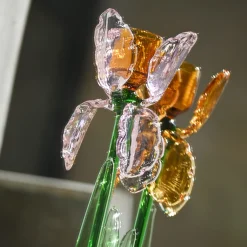 Casarialto Portacandele in Vetro Rosa Iris di Summerill & Bishop> Candelieri E Portacandele