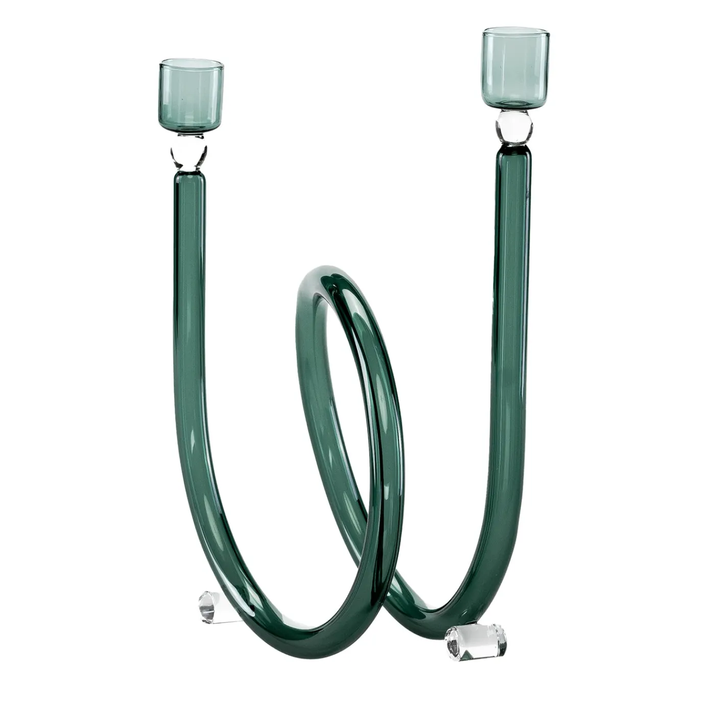 Casarialto Portacandele in vetro verde Dolce Vita> Candelieri E Portacandele