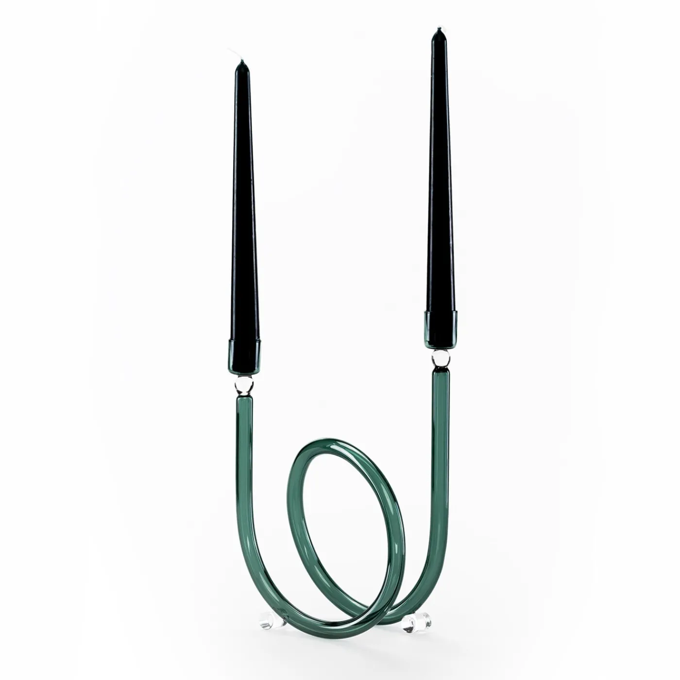 Casarialto Portacandele in vetro verde Dolce Vita> Candelieri E Portacandele