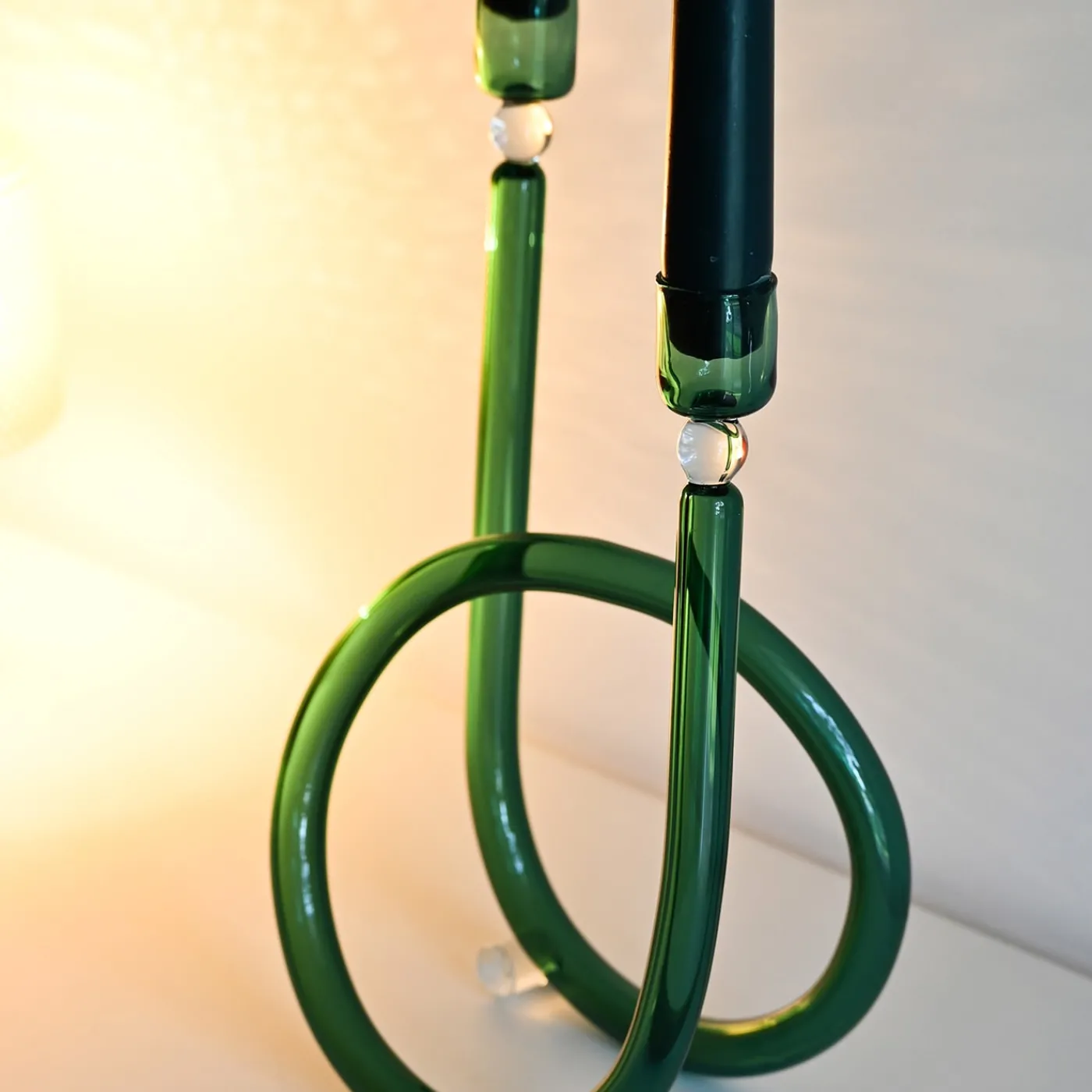 Casarialto Portacandele in vetro verde Dolce Vita> Candelieri E Portacandele