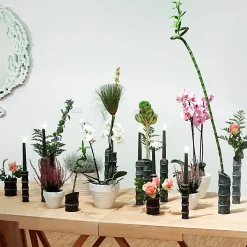 MMairo Portacandele Kadomatsu in marquina nera di Michele Chiossi><noscript><img width=