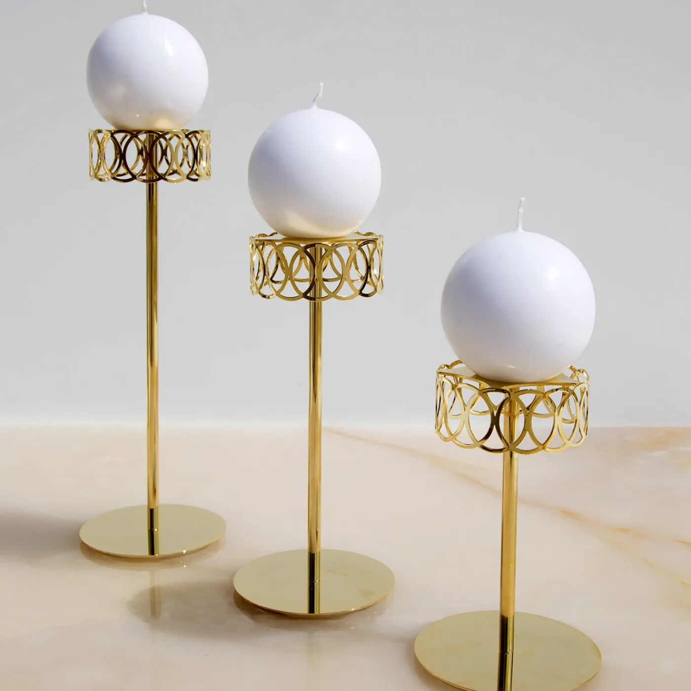 Villari Portacandele medio New York> Candelieri E Portacandele