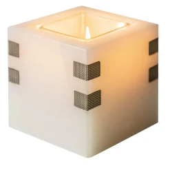 Ex Forti Portacandele Santiago in onice con inserti in ottone> Candelieri E Portacandele