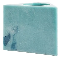 Marco Guazzini Portacandele Triangolare Block Blu> Candelieri E Portacandele