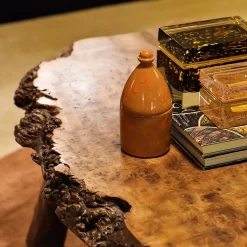 Carola fra i Trulli Portacandele Trullo Caramello e Arancio><noscript><img width=